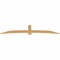 Ekena Millwork Bellingham Timber Gable Bracket, Western Red Cedar, 108"W x 22"H x 1 1/2"D x 5 1/2"F, 5/12 Pitch GBW108X22X0206BEL00SWR - alternate 4
